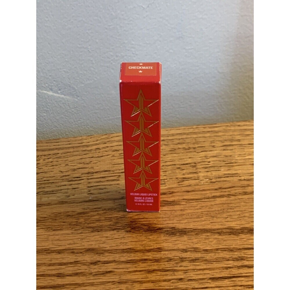 Jeffree Star Liquid Velour Lipstick-Checkmate-Discontinued NEW NIB Red Rare